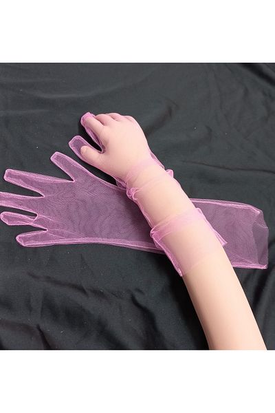 es moda shop Baby Bella Girls Long Gauze Gloves