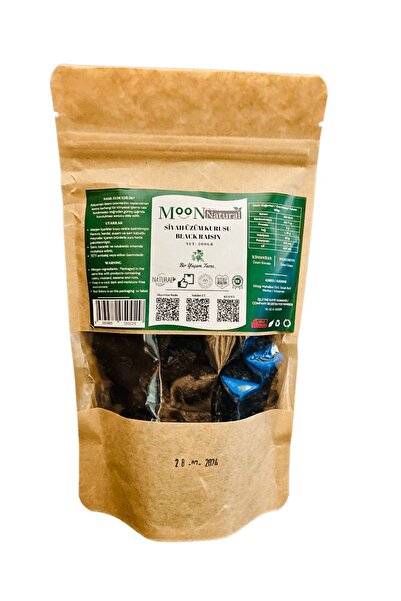Moon Organik İri Siyah Besni Kuru Üzüm / Black Dried Grape