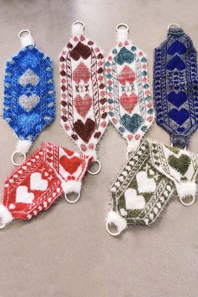 Çt Çeyizci Tekstil Ringed Dowry Fiber, Soft Textured Heart Fiber, Dowry Fiber - 1 Piece