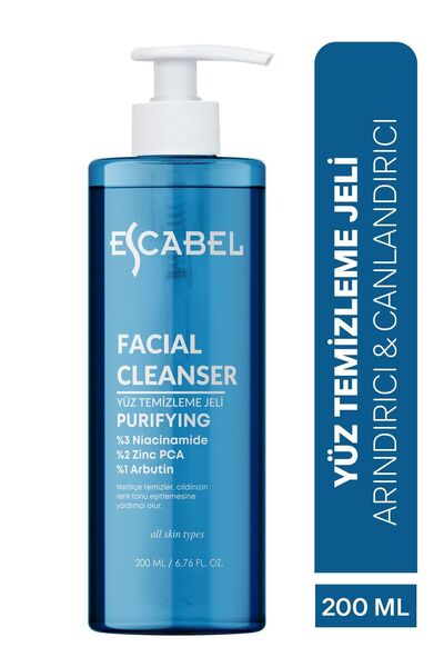 Escabel Arındırıcı Canlandırıcı Yüz Temizleme Jeli 200 ml