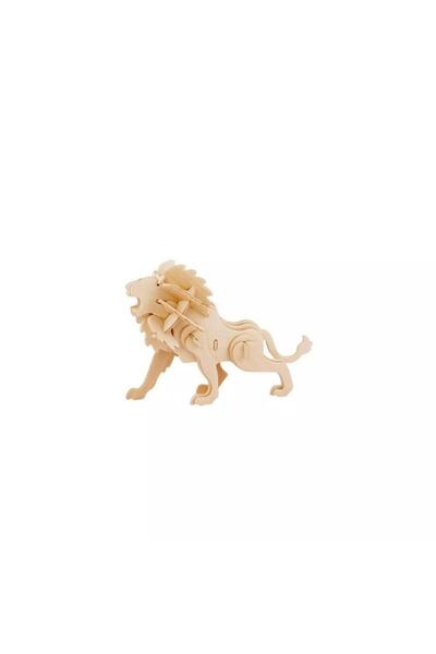MEMİŞOĞLU Wooden 3d Model Lion