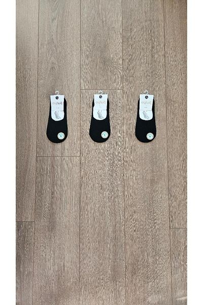 Aytuğ Дамски черни бамбукови суба - 3 чифта, летен сезон - 34301