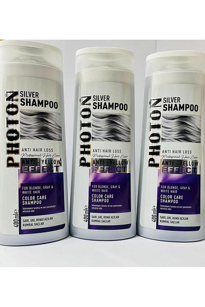 Photon 400 ml 3 Pieces - Professional Purple Shampoo at Home, Way to Get