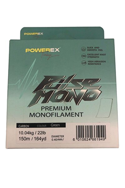 POWEREX نبض أخضر 150 طن 0.37 مم 10.04 كجم خط صيد أحادي الكربون