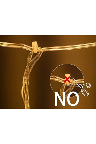 Jetcom Gün Işığı Yıldız Perde Led 8 Mod Saçaklı Led Işık Aydınlatma Çarpraz