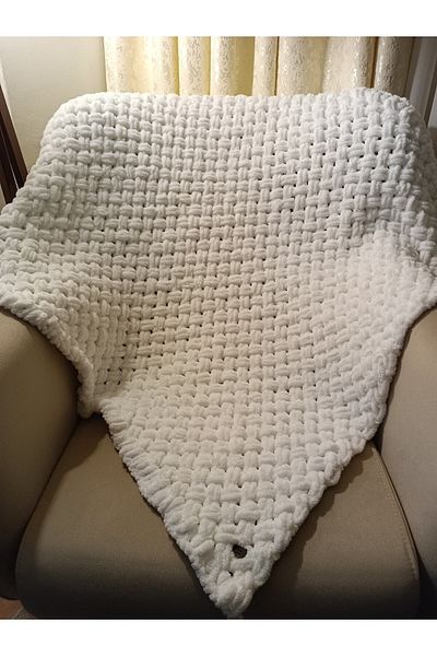 Moda Biçer Soft Hand Knitted 100% Organic Antiallergenic Baby Blanket&booties&vest&beanie&scarf Set