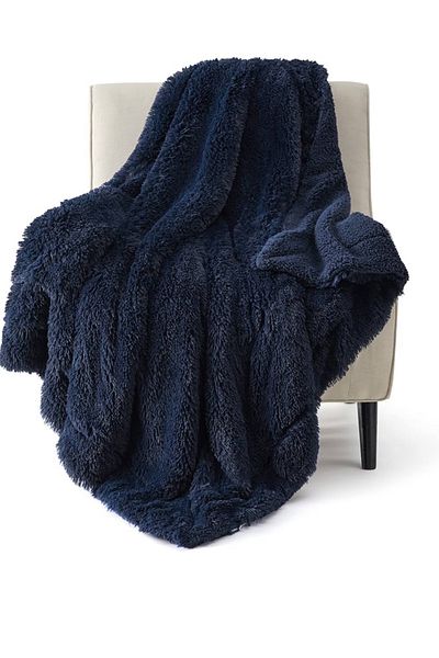İzgi Concept Rachel Wellsoft Premium Tv Blanket - Navy Blue, 80X180 Cm, Soft Quality