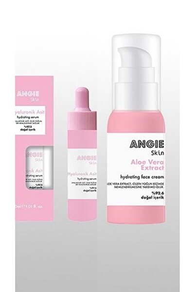 Angie Skin Hyaluronik Serum & Nemlendirici Krem (%97.5 doğal)