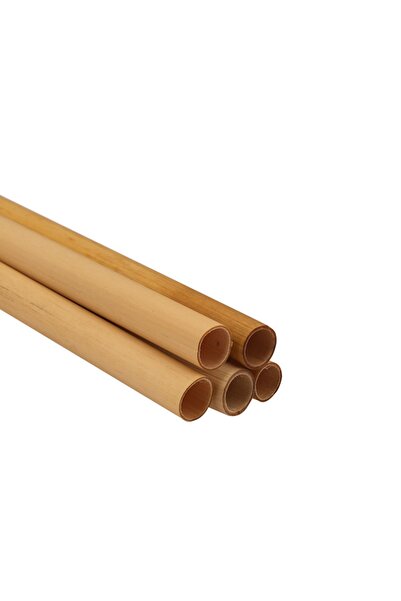 KULLANATMERKEZİ Sazlık Pipet 7-10mm*200mm Paket 100 Adet Doğal 100% Sazlık Te...