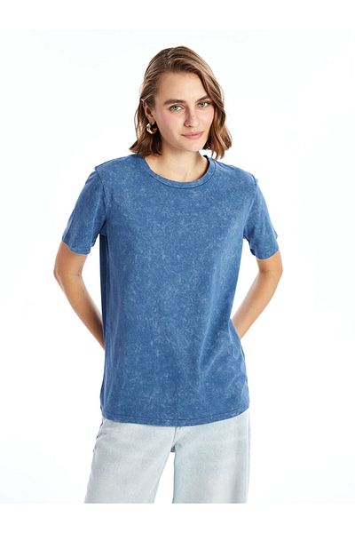 LC Waikiki Tricou de damă - decolteu, croială solidă, mânecă scurtă