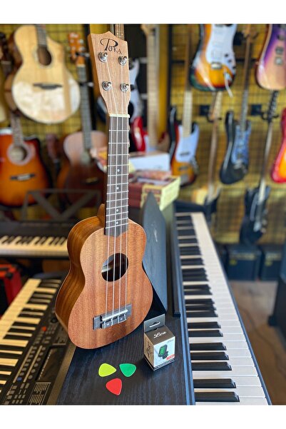 3M Atölye بوكا سوبرانو القيثارة خشب الماهوجني، حافظة، موالف، اختيار