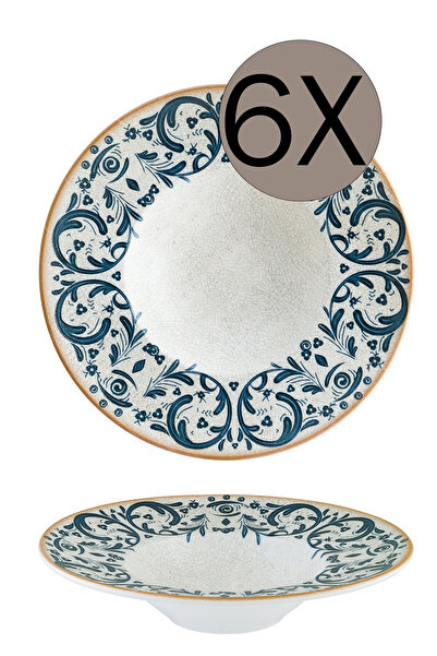 Bonna Porselen Viento Banquet Çukur Tabak 28 cm 400 cc S-MT-VIEBNC28CK 6'lı T...
