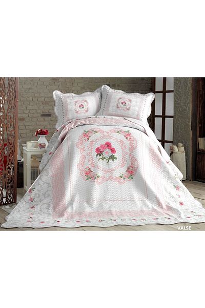 Evim Digital Print Valse Bedspread Set Double - 240X260 cm