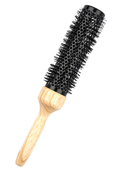 Cosmica Ξύλινη λαβή Κεραμική + Ιονική Εξαιρετικά Μακριά Θερμική Βούρτσα Μαλλι...