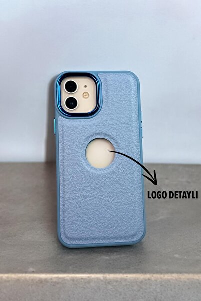 mooodcase İphone 11 Uyumlu Luxury Leather Logo Silikonlu Telefon Kılıfı Mchzr