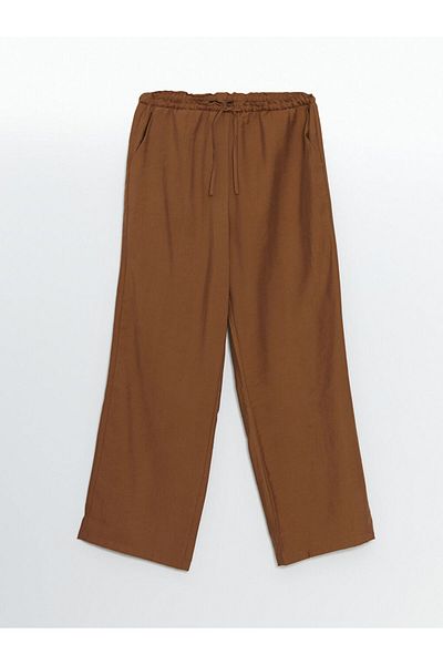 LC Waikiki Wide Leg and Elastic Waist Women's Trousers