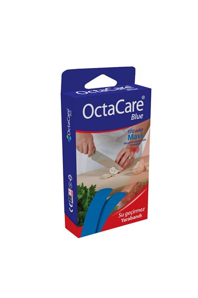 Octacare Blue Band-Aid - Waterproof 100 Pieces