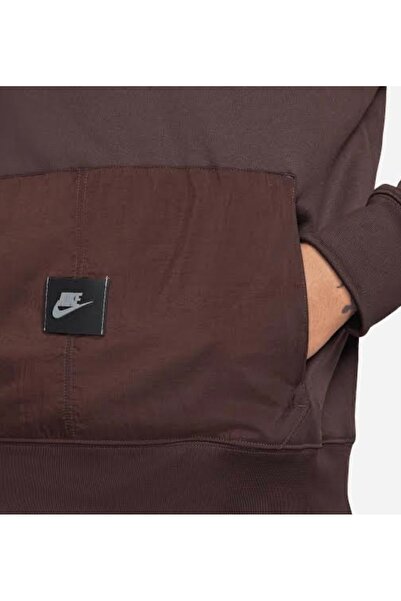 Nike NİKE SPU FLC ERKEK SWEATSHİRT KAHVERENGİ DQ5103-205