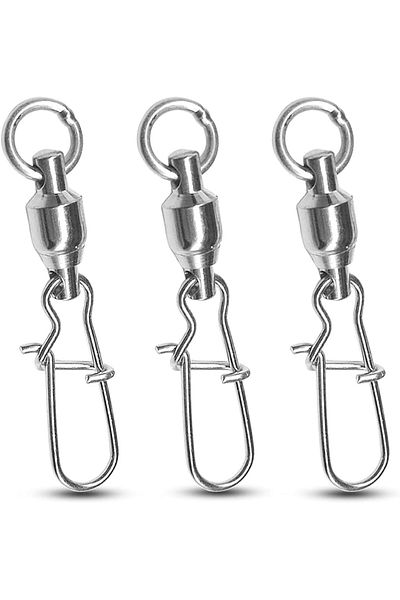 Hokkaido 4 Size 7 Stainless Steel Ball Swivels - 58-mm, 68-kg (150 Lbs)