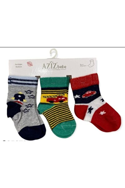 Aziz Bebe جوارب للأطفال الرضع مكونة من 3 قطع