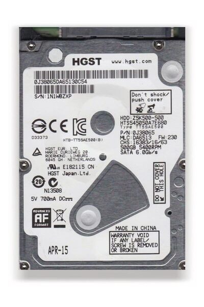 HGST 500GB HGST Z5K500-500 LAPTOP HARDDİSK