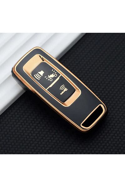 emii auto spare parts Not Fit For Honda Pcx 2021-2022-2023-2024 Model Compatible Key Case Black/gold Force