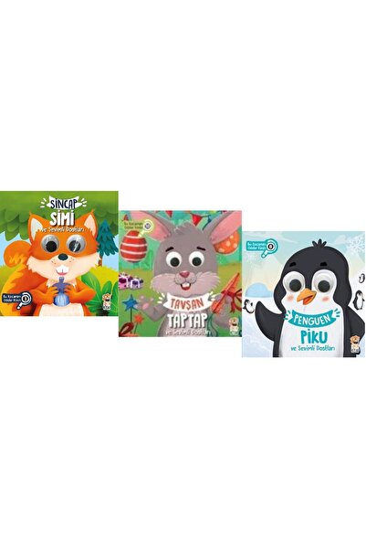 Sincap Kitap Sincap Simi + Tavşan Taptap + Penguen Piku / 3 Kitap Set