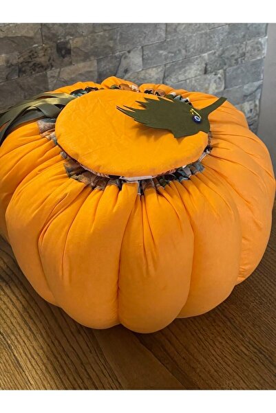 KfcHome Desenli Kabak Görünümlü Hamur Yoğurt Mayalama Örtüsü Minderi Pufu Çif...