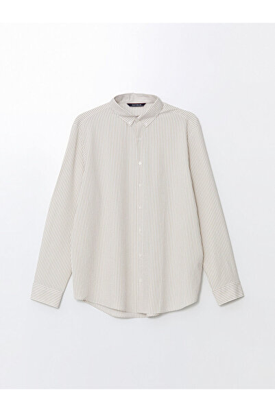 LC Waikiki Cămașă cu mânecă lungă în dungi pentru bărbați