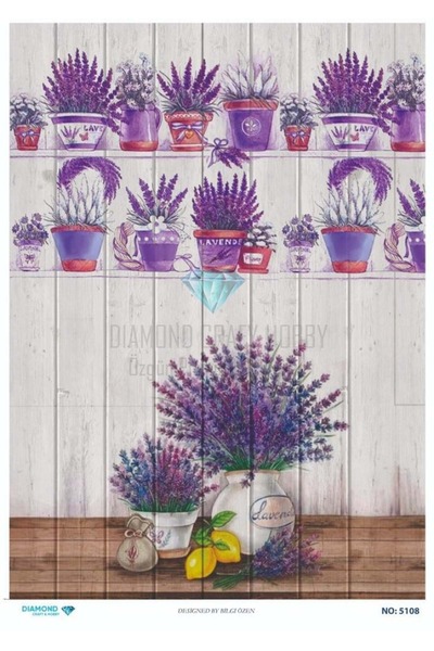 Atölye 7-77 ديكوباج دايموند كرافت رقم: 5108 - 30*42 سم