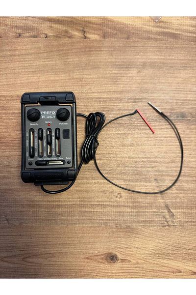 Fishman Prefix plus t with equalizer tuner red threshold six