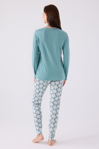 Pierre Cardin Yeni Sezon Uzun Kollu Kadın Pijama Takımı