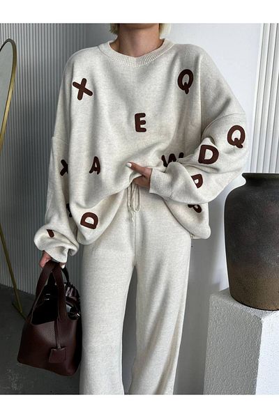 veira Stylish Knitwear Women's Set - Trousers and Sweater