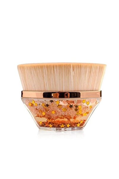 Fontenay Hexagon Portable Makeup Brush Glitter Boxed Makeup Brush Orange