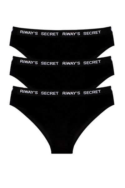 riways secret Cotton Waist Elastic Slips 3 Pack