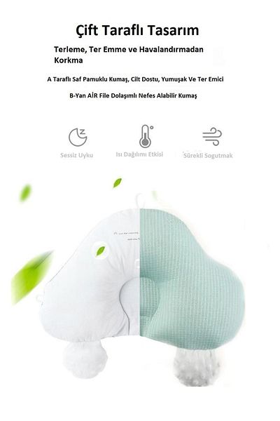 i lin baby Baby Pillow, Flat Head Pillow, Baby Head Pillow, Adjustable Flat Head Syndrome Prevention Pillow
