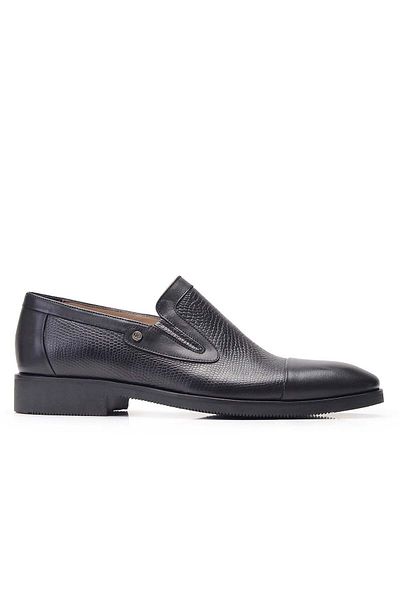 Nevzat Onay Men's Classic Black Genuine Leather Shoes
