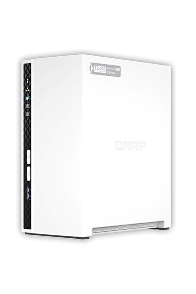 Qnap خادم ناس QNAP TS-233-2GB ARM QC بذاكرة وصول عشوائي 2 جيجابايت - خادم ناس...