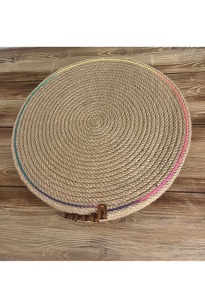 Bright3 Supla American Service - 2 Pieces 30 cm Natural Jute Gradient Kitchen Frame