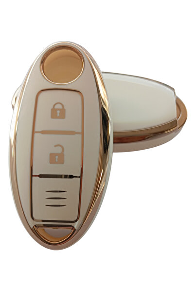 Kasey حافظة مفاتيح ذكية متوافقة مع Nissan Qashqai X-Trail - سلسلة مفاتيح أوتو...