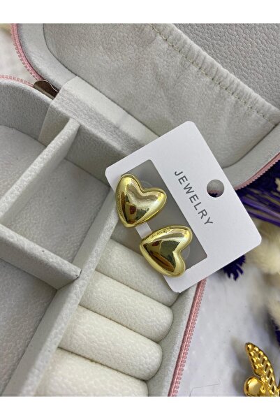 Arescollection أقراط نسائية مقاومة للتشوه على شكل قلب من الفولاذ من سلسلة vip