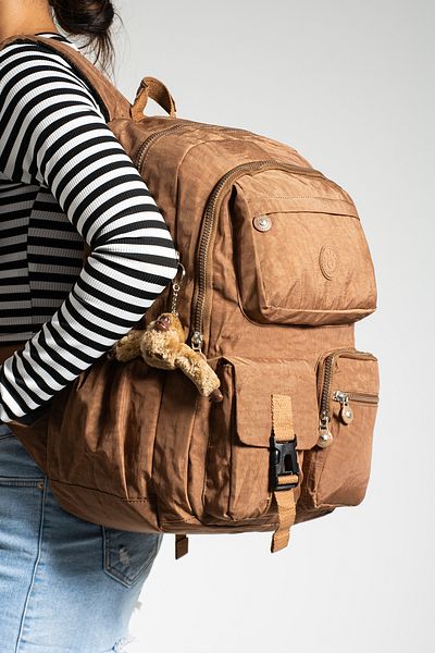 Baginn Συλλογή 571 - Σακίδιο πλάτης Clinker 45*30 cm, Πανεπιστημιακή τσάντα γυμνασίου με πολλές τσέπες