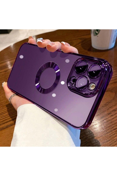 mooodcase Iphone 14 Pro Logo Detaylı Lens Korumalı Renkli Çerçeve Detaylı Şef...