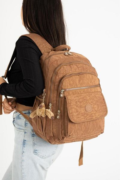 Baginn 571 Collection - Τσάντα High School College, 45*30 cm, ύφασμα κλίνκερ, πολλαπλές τσέπες