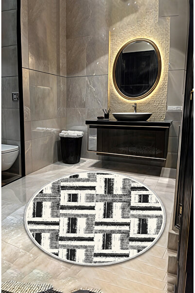 Artızon سجادة حمام بتصميم عتيق وحديث ومزخرف بقاعدة مضادة للانزلاق مقاس 100 سم...