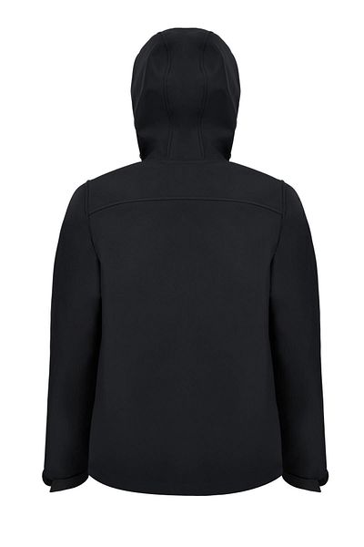 Scooter Παλτό Softshell Hooded Μαύρο Ανδρικό Παλτό M1801ts