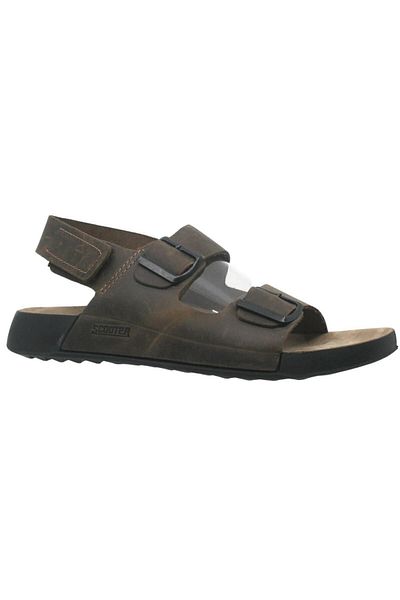 Scooter Men's Leather Olive Slippers M7012Co