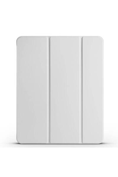 VOYO iPad Pro 12.9 2020 (4.Nesil) Kapaklı Smart Cover Kalem Bölmeli Standlı 1...