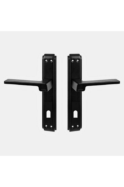 Sofuoğlu Anka/anka Mirrored (room) Door Handle Matte Black (1 Set Including Front and Back Side)