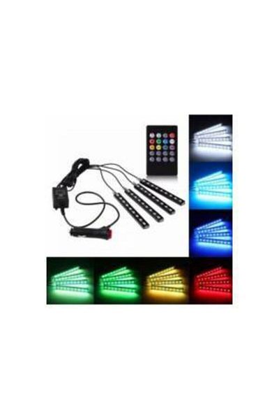 DGR Interior Lighting Remote Controlled Music Sensitive 12 LEDs Under Foot Led -7 Colors RGB |